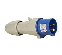 Legrand 555124 Fiche mobile droite P17 IP44 16A, 200V~ à 250V~, 2P+T