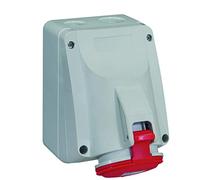 Legrand Prise saillie fixe 555258 32A 3P+PE IP44 IK09 380–415V Rouge/Gris