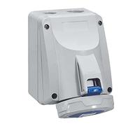 Legrand 555354 Prise saillie P17 IP66/67 16A, 200V~ à 250V~, 2P+T