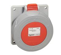 Prise Tableau 16 Ampères 3P+N+T Ip67 Rouge - Legrand 555389
