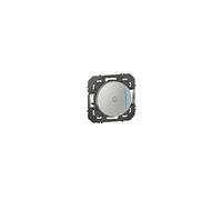 Legrand 600118 Poussoir simple avec voyant lumineux et marquage sonnette dooxie 6A 250V~ finition alu