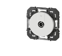 Legrand 600351 Prise TV simple étoile blindée dooxie, finition blanc