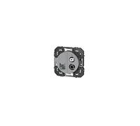 Legrand 600458 Prise TV-SAT + RJ45 catégorie6 STP compacte dooxie finition alu