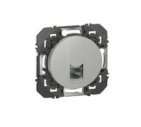 Legrand 600476 Prise blindée RJ45 catégorie6 FTP dooxie finition alu