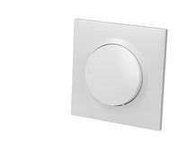 Legrand 600705 Poussoir dooxie one 6A, 250V~ livré avec plaque carrée blanche et griffes