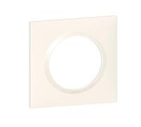 Legrand Plaque carrée Dooxie 600801 – 1 poste – blanc