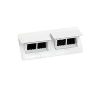 Legrand 654004 Pop up mobilier 2x4 modules à équiper, livré avec kit d'installation, blanc brillant