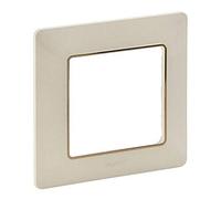 Legrand 754061 vlife Cadre pour 1 prise murale MW/doré