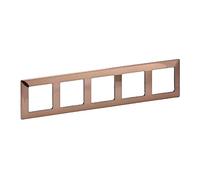 Legrand 754165 vlife 5 voies Cadre Cuivre
