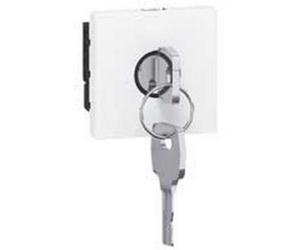 Legrand 76630 - Inter à clé Prog Mosaic - pour BAES - 2 mod - blanc