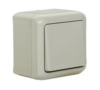 Legrand, 782385 Interrupteur croisé en saillie pour pièces humides Protection contre les projections d'eau (IP44) Montage mural