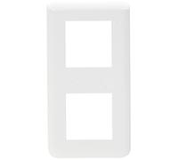 Legrand 790078822 Plaque Double Verticale, Blanc