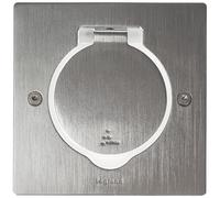 Legrand 089700 Caisse IP44 sol et meubles, 2 modules, inox