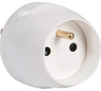 LEGRAND | Adapt.2P+T Pour 1 Fiche Sur Prise 20A, Adaptateur Broche 16A Vers 20A, Avec Éclips De Protection Pour Enfants, Finition Blanc