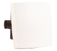 Poussoir appareillage saillie composable - 6 A - blanc