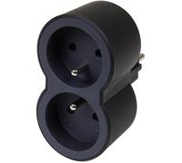 LEGRAND Biplite FB 2x2P+T standard prises frontales - Noir