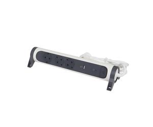 Legrand Bloc multiprises USB C montable et orientable 3 voies 1,5m (Prise européenne) - 694508 [5 Pièces]