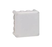 LEGRAND Boîte de dérivation 130x130, carrée, gris, IP55, 10 entrées | 130x130x74mm, gris, IP55, IK07, 10 entrées par embouts, câbles et tubes diameter 4mm à 25mm, fermeture 1/4 de tour
