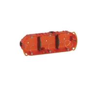 Legrand - Boîte d'encastrement 3 postes Batibox Multimatériaux - Prof. 50 mm