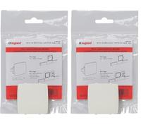 Legrand - Boîte dérivation et sortie de câble pour moulure Appareillage Saillie - Blanc (Lot de 2)