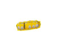 LEGRAND - Boîte Encastrement Ecobatibox Basse Consommation - Pour Cloisons Sèches - Pour Plaques de Plâtre - Profondeur 40 mm -Diamètre de Perçage 67 mm - 3 Postes - Classe Energétique A