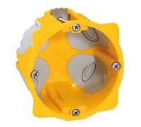 LEGRAND - Boîte Encastrement Ecobatibox Basse Consommation - Pour Cloisons Sèches - Pour Plaques de Plâtre - Profondeur 40 mm -Diamètre de Perçage 67 mm - 2 Postes - Classe Energétique A