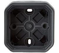 Legrand - Boitier étanche Plexo 1 poste pour montage en apparent équipé de 2 embouts à membrane souple 1 entrée finition anthracite