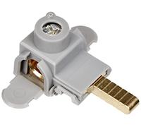 Legrand - Borne d'arrivée pour peigne d'alimentation - section 4mm² à 25mm², Gris (Lot de 6)