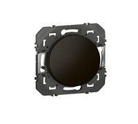 LEGRAND | Bouton-Poussoir Noir, Dooxie, Connexion Rapide Sans Outil, Usage Quotidien Éclairage Et Sonnette, À Compléter Avec Plaque De Finition