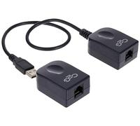 Legrand - C2G USB Extender Dongle, USB Superbooster Signal Extender, RJ45 vers USB Récepteur Signal Booster, Noir, 1 pièce, C2G 29341