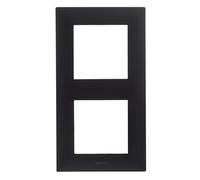 LEGRAND Cadre double de la gamme Niloé Step pour installation composable, couleur anthracite, 398276