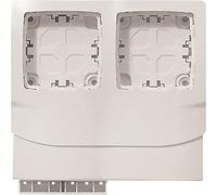 Legrand - Cadre double pour appareillage apparent - pour moulures hauteur 12,5mm