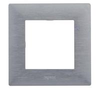 LEGRAND Cadre individuel de la gamme Niloé Step pour installation composable, couleur inox, 398287