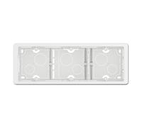 LEGRAND | Cadre saillie 3 postes Céliane, installation horizontale ou verticale, 2 hauteurs réglables 27mm ou 40mm, Blanc