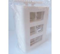 Legrand - Cadre saillie blanc 3x4 Modules pour pose d'appareillage 45x45mm MOSAIC tout profilé DLPlus LEGRAND 031622