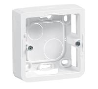 LEGRAND | Cadre Saillie Prog. Mosaic Blanc 2 Mod., Compatible Avec Toutes Les Fonctions Mosaic, Fixation Par Vis, Profondeur 30mm