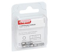 Legrand - Cartouches fusibles pour appareils électroniques - 5x20mm - 2,5A