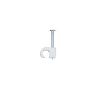 Legrand - Cavaliers Multifix x 100 - souples - pour câble Ø5mm à Ø7 mm - boîte brochable -blanc