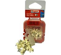 Legrand - Cavaliers Multifix x 20 - souples - pour câble Ø5mm à Ø7 mm - blanc