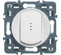 LEGRAND Celiane Interrupteur va et vient à voyant témoin à encastrer composable blanc