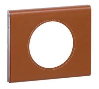 LEGRAND Celiane Plaque de finition 1 poste cuir caramel