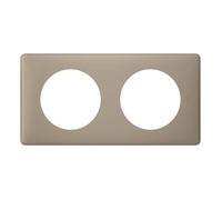 LEGRAND Celiane Plaque de finition 2 postes grès