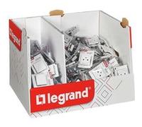 Legrand - Coffret appareillage 30 va et vient 10A, 60 prises 2P+T 16A - blanc - Mosaic G