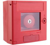 Legrand Coffret coup de poing 038003 Bris de glace IP44 Montage en saillie Rouge