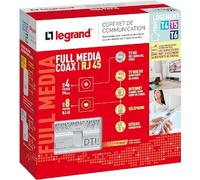 LEGRAND Coffret de communication Drivia, full media RJ45, grade2TV