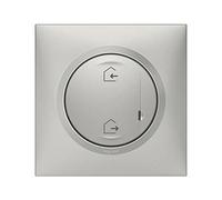 Legrand - Commande Départ/Arrivée pour installation connectée dooxie with Netatmo avec plaque effet aluminium