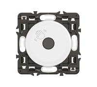 LEGRAND - Commande Éclairage Sans Contact 200W LED Céliane - Blanc Antimicrobien, avec Support, Compatible Plaques Variées