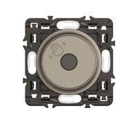 LEGRAND - Commande Éclairage Sans Contact 200W LED Céliane - Titanium, avec Support, Compatible Plaques Variées