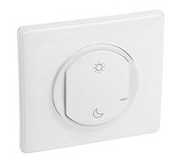 Legrand - Commande Lever/Coucher pour installation connectée Céliane with Netatmo avec plaque Laqué Blanc