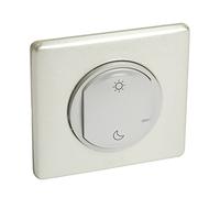 Legrand - Commande Lever/Coucher pour installation connectée Céliane with Netatmo avec plaque Métal Titane